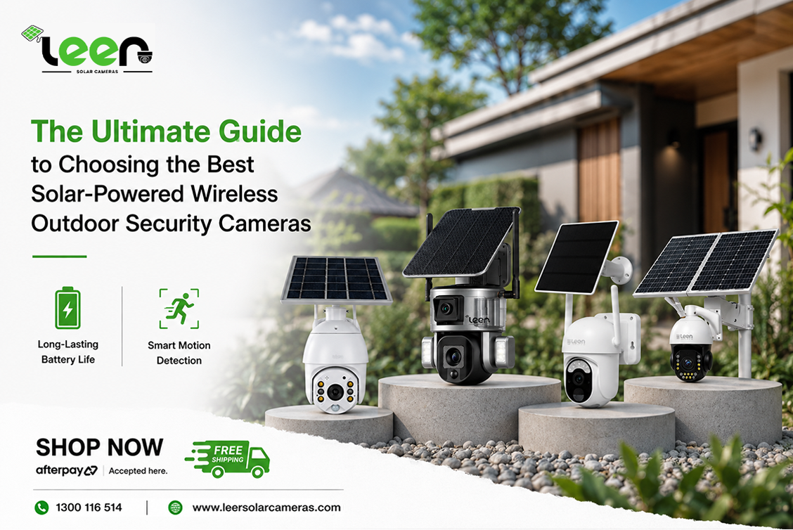 Solar powered security camera