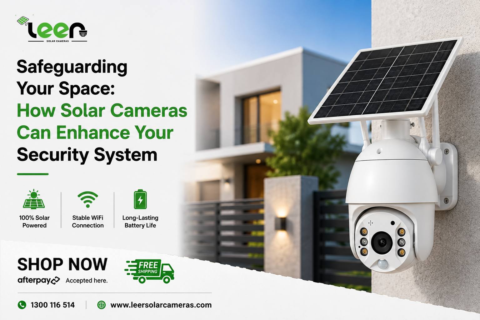 Solar security cameras