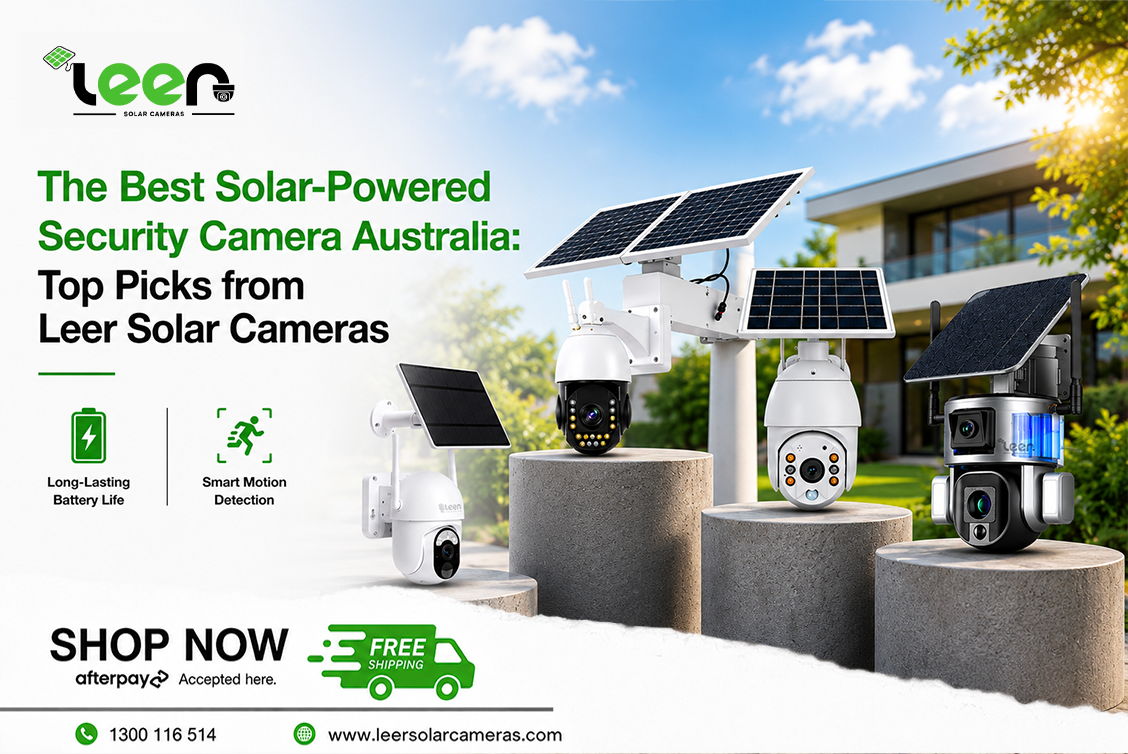 Solar powered security cameras