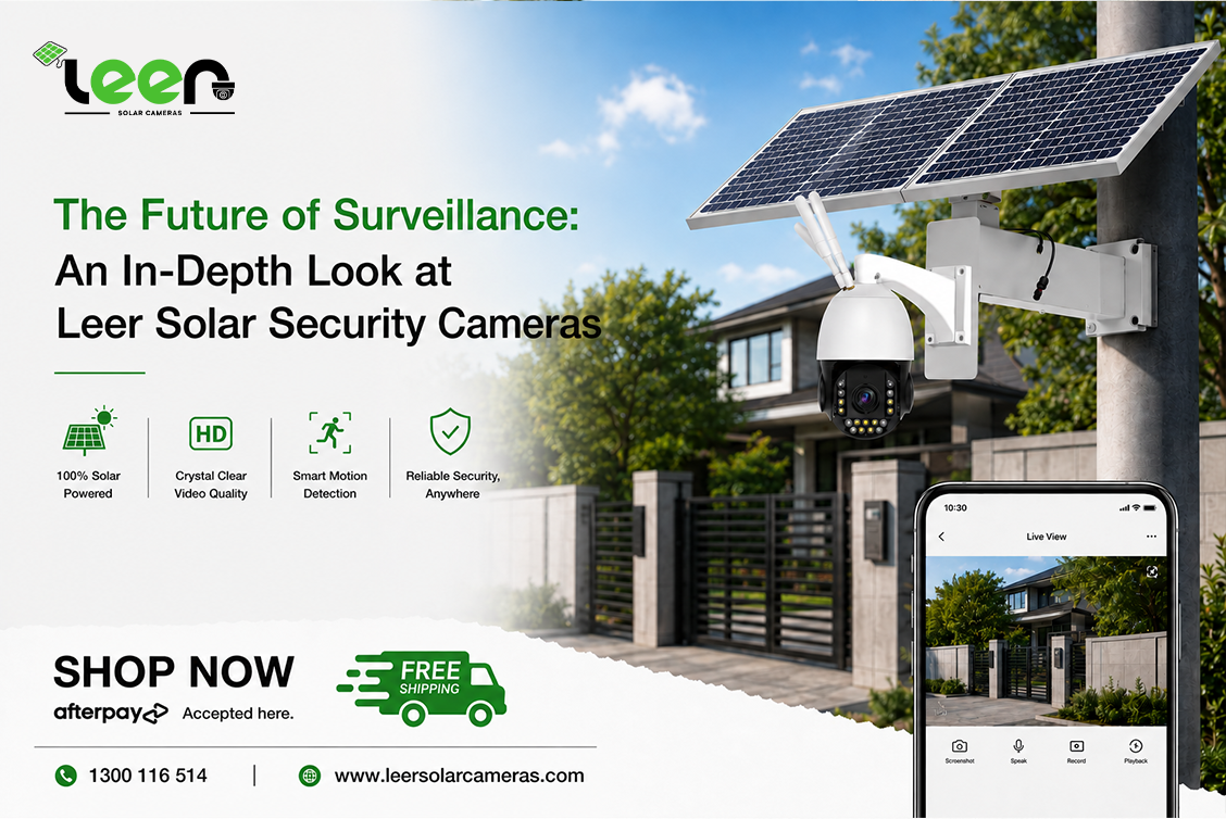 Solar security cameras