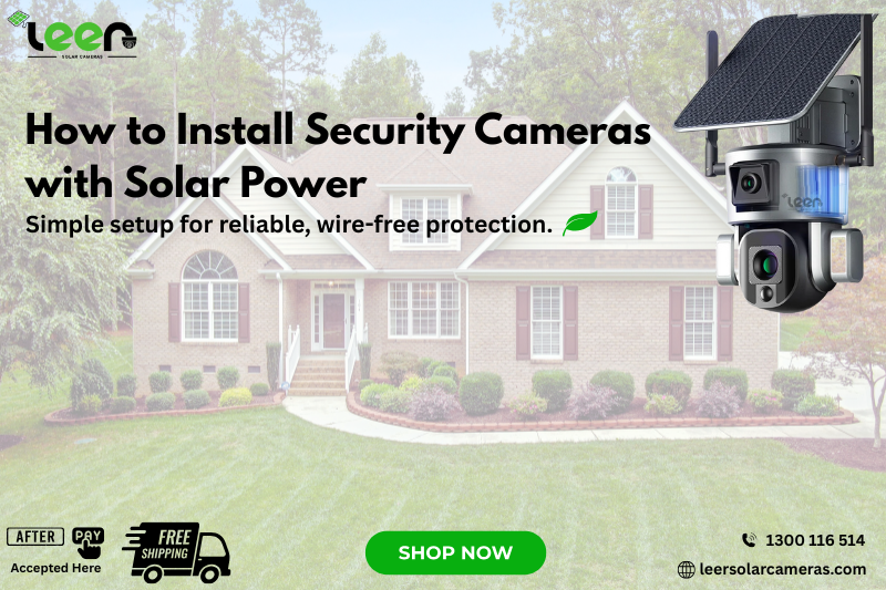 How to Install Security Cameras with Solar Power