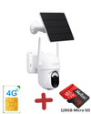 4G solar powered wireless security camera with 128GB Micro SD.